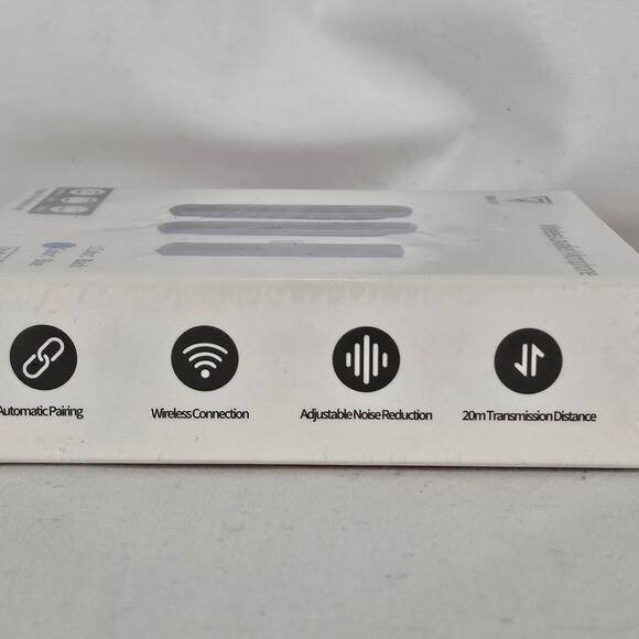 GHKJOK WIRELESS LAVALIER MICROPHONES – DUAL SET – BLUE – HIGH FIDELITY - Picture 3 of 4